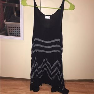 Free People swingy lace inset tunic