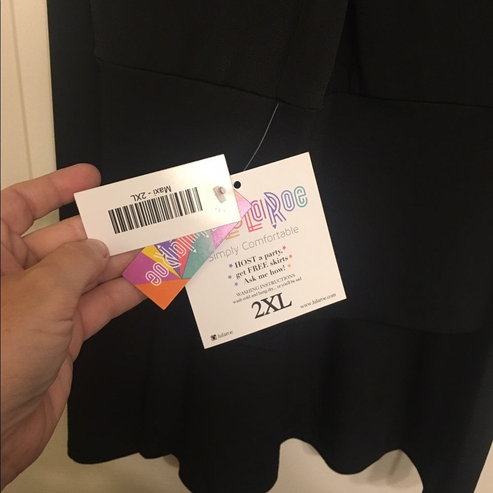 Lularoe Unicorn Black Maxi