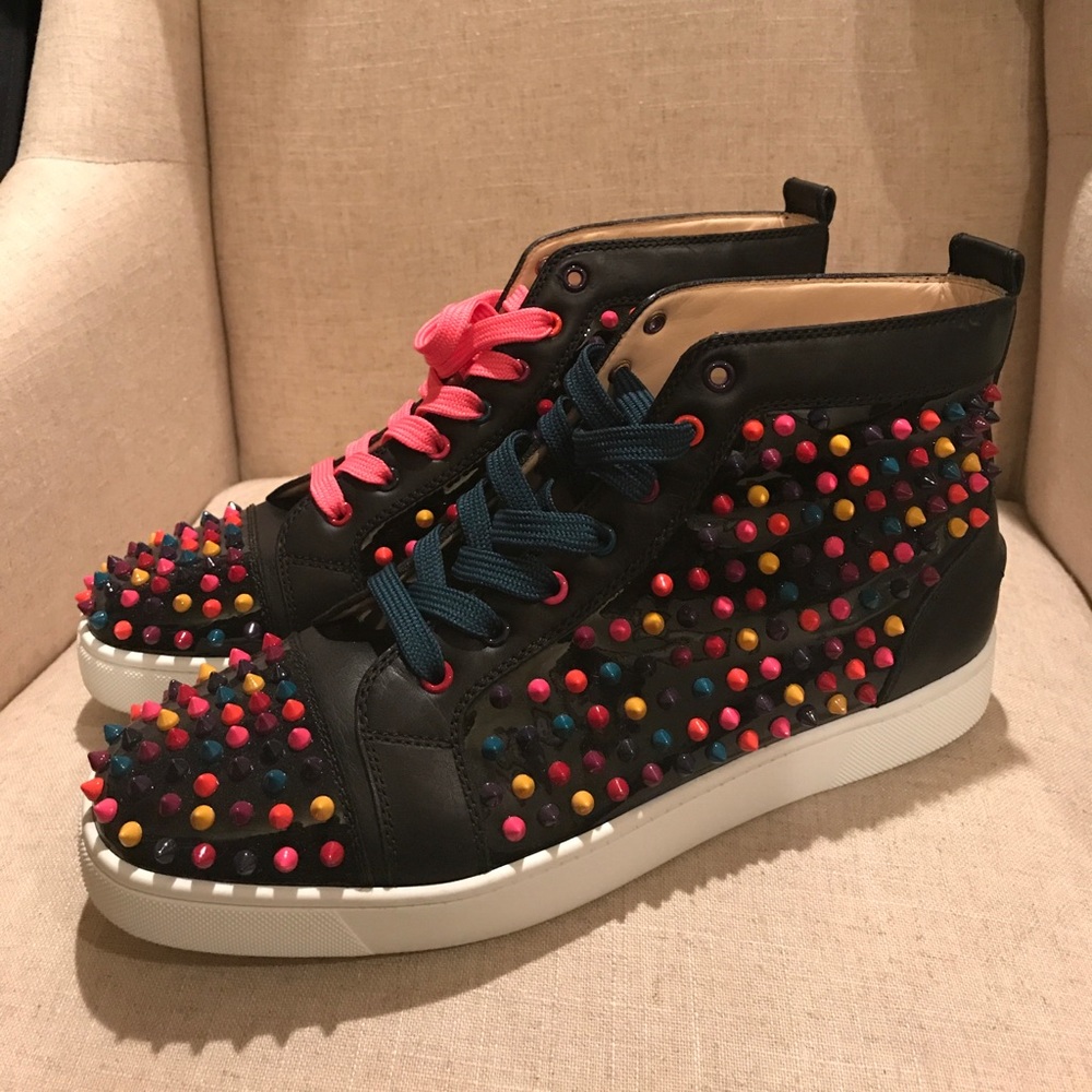 Christian Louboutin
Louis Spikes Calfskin High-Top