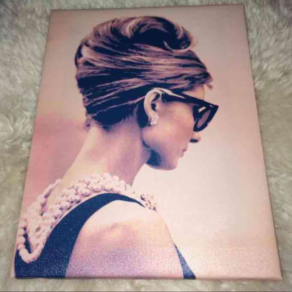 Audrey Hepburn painting