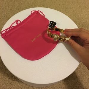 Juicy couture leather bangle