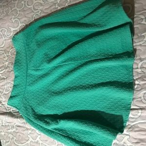 Turquoise skirt