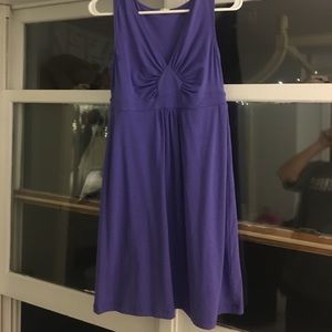Purple work dress
