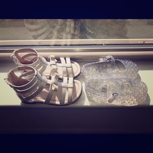 Children's Place Toddler Sandals BOTH size 7