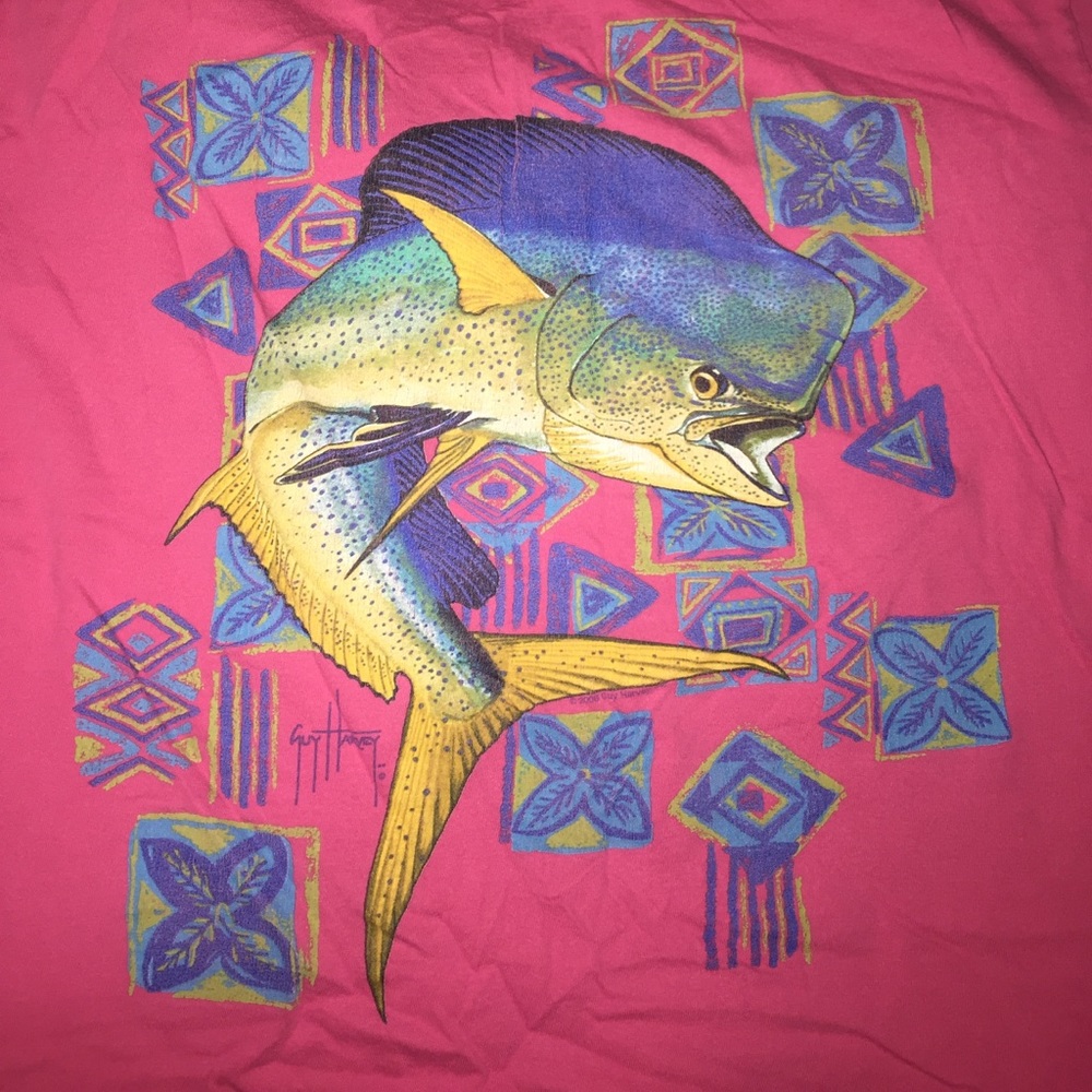 PINK GUY HARVEY SHIRT