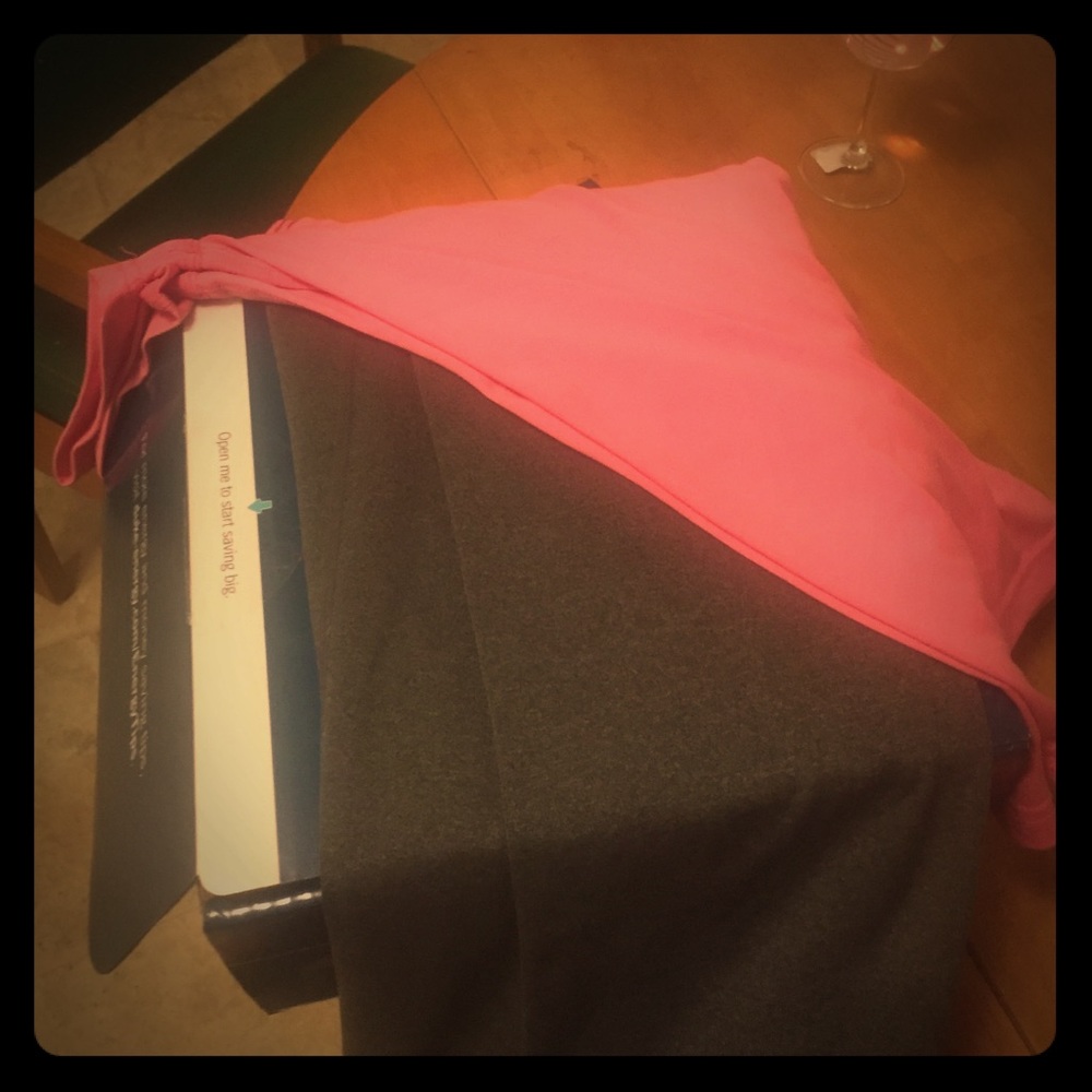 Reebok leggings and Jcpennys shirts