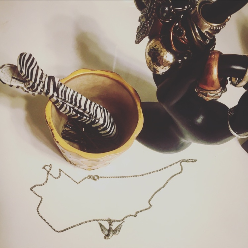 Tiny Sparrow Necklace