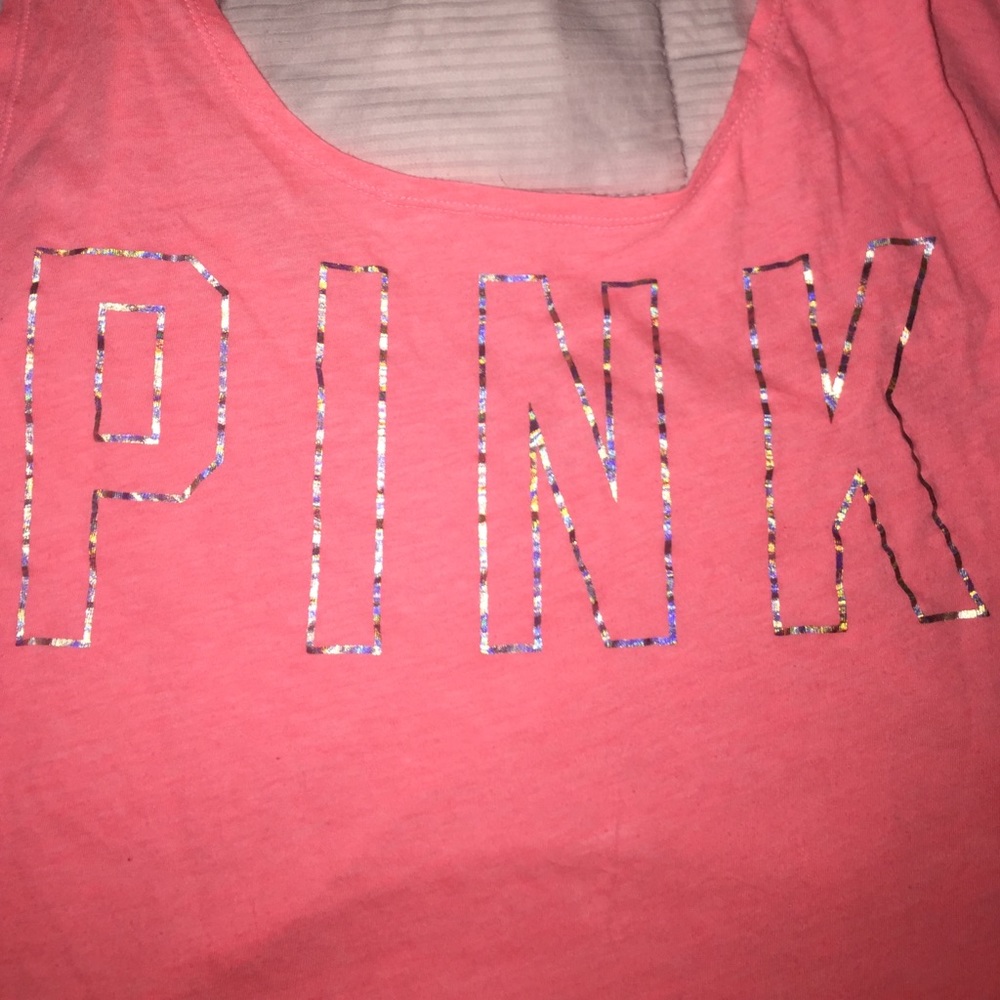 PINK VICTORIA SECRET CROP TOP