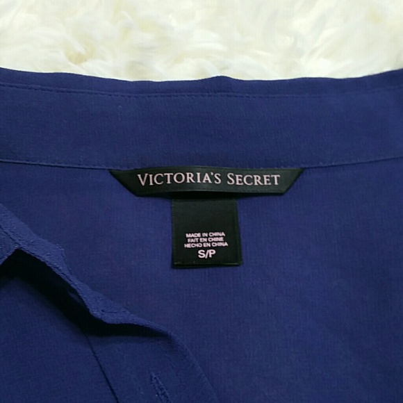 Victoria's Secret sheer button down blouse top - Picture 4 of 7