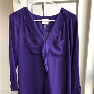 HD in Paris Scalloped Remi Blouse