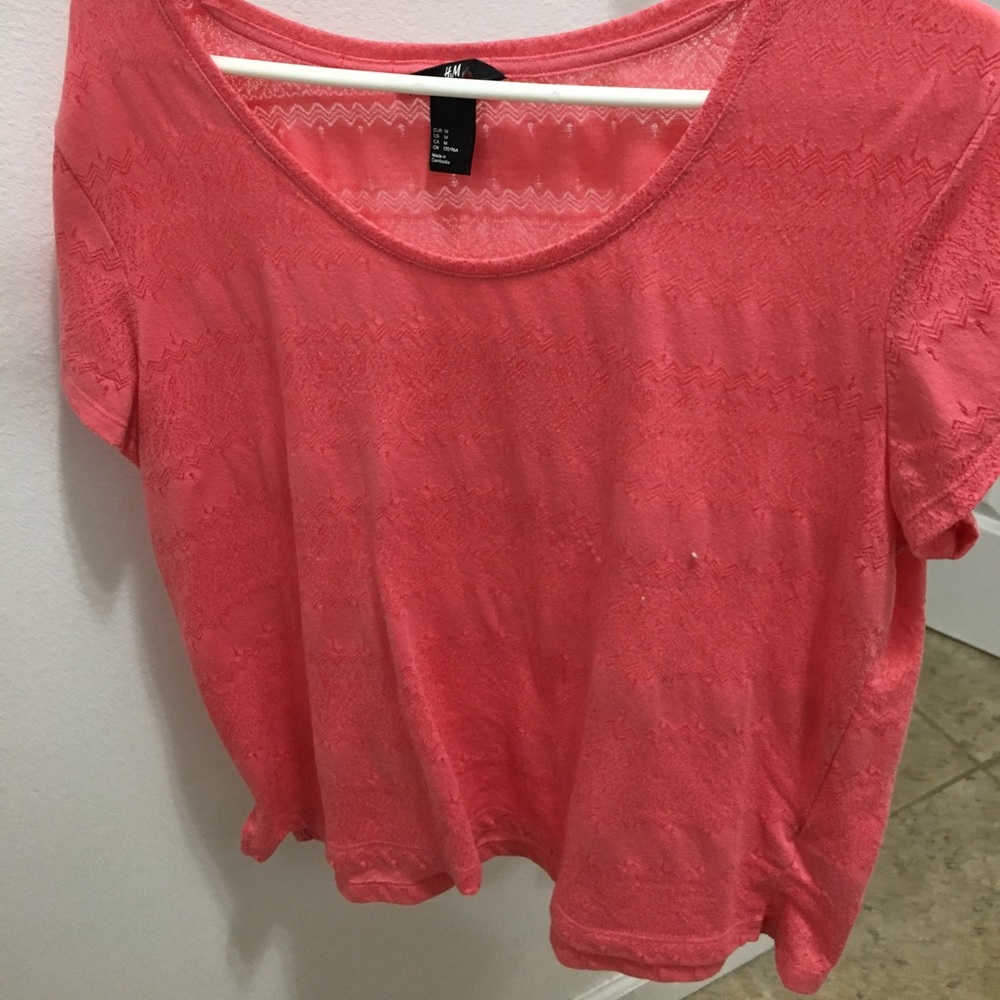 Peach shirt