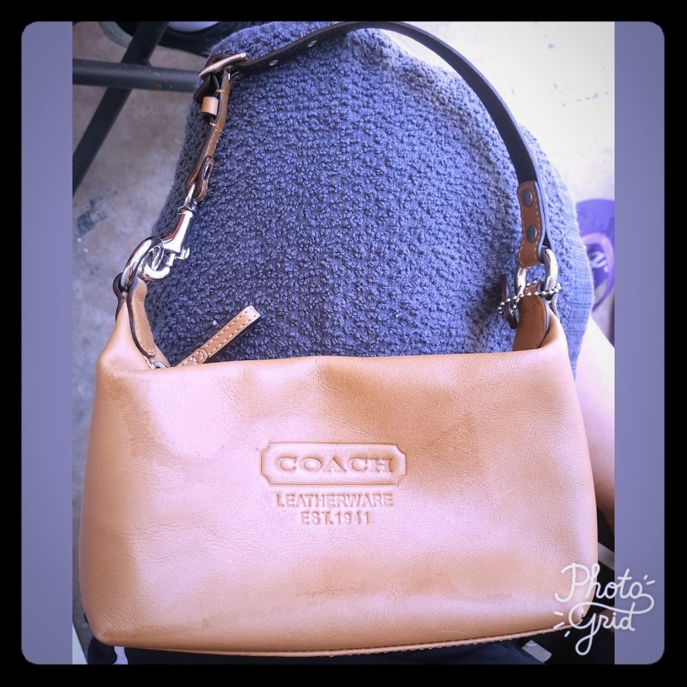 Small Tan Coach Purse