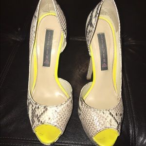 Snake print stiletto