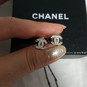 CHANEL Stud Earrings