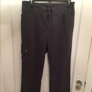Grey's Women's Half-Elastic Waist Cargo Scrub Pant