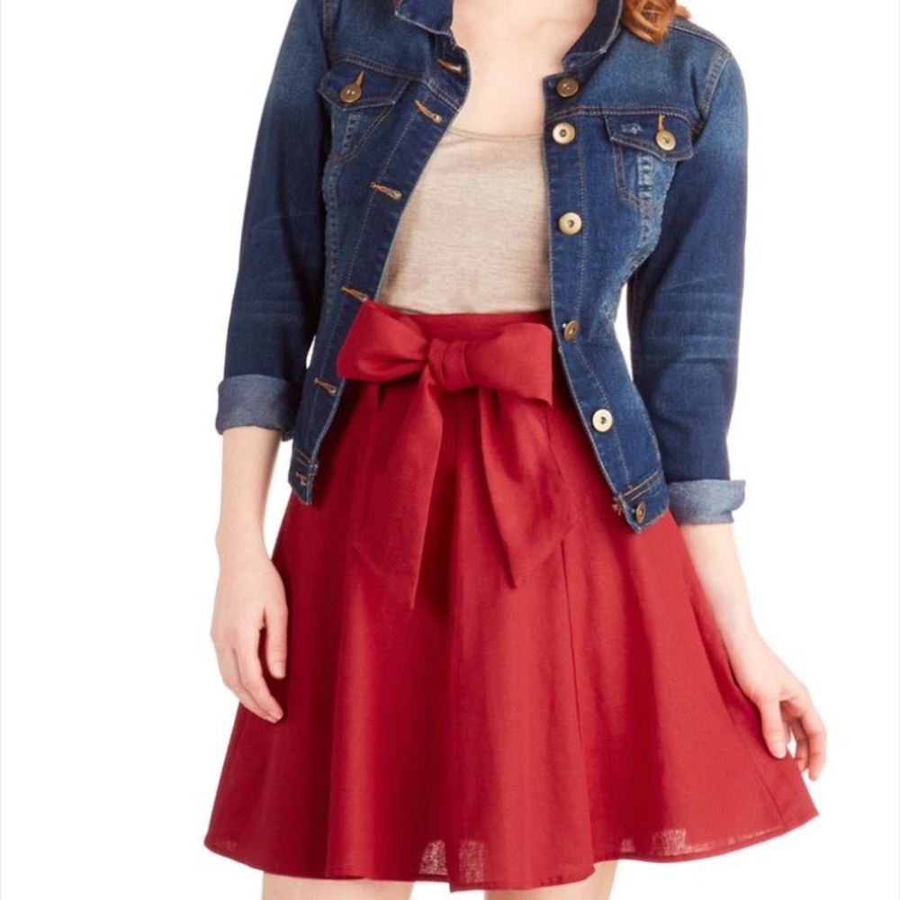 Modcloth red skirt