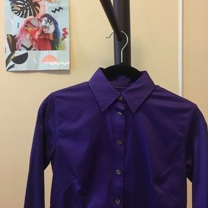 Purple Banana Republic dress shirt