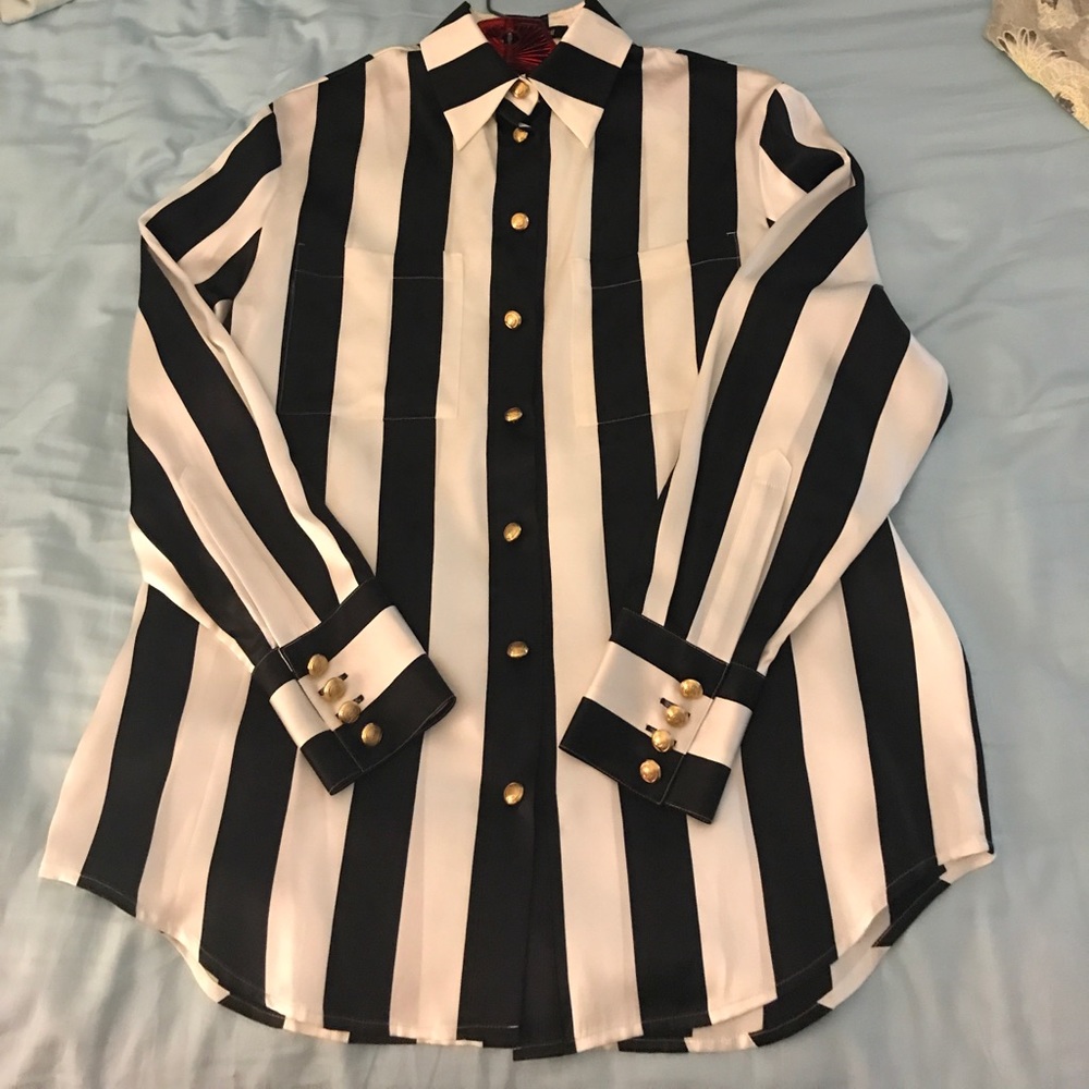 BALMAIN X H&M striped top