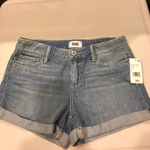 Brand new Paige roll up shorts