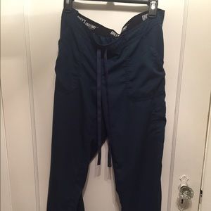 Grey's Women's 4-Pocket Elastic Back Scrub Pant