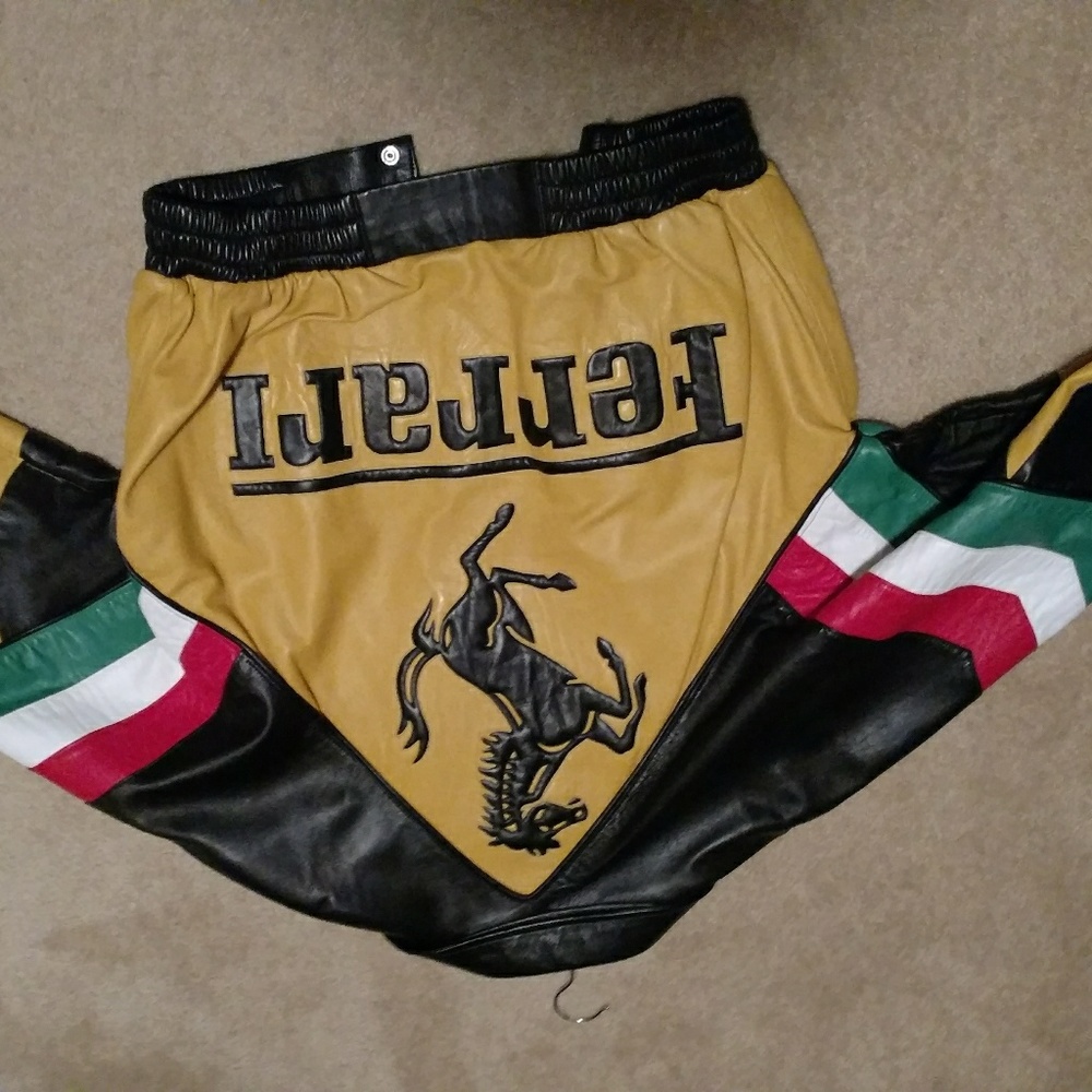 Ferrari leather jacket