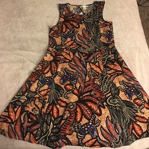 Print Skater Dress