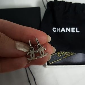 CHANEL dangling earrings