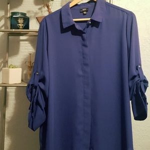 Purple/blue dress shirt in "like new" condition