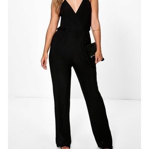 💥LOWEST💥 Boohoo Strappy Wrap Jumpsuit