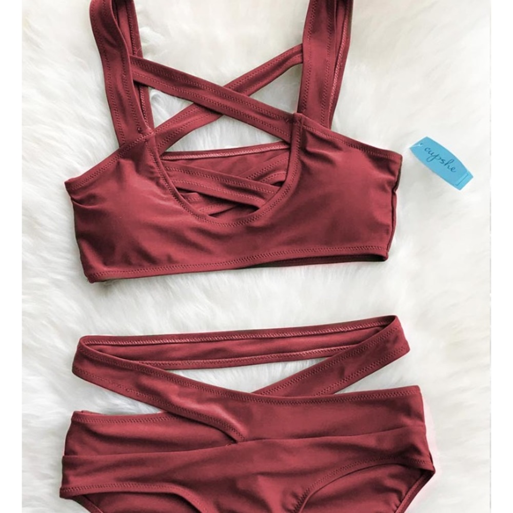 BRAND NEW Cupshe wrap bikini