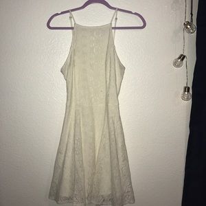 Hollister strappy lace skater dress