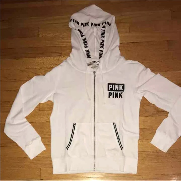 PINK Victoria's Secret Sweaters - Victoria's Secret pink full zip