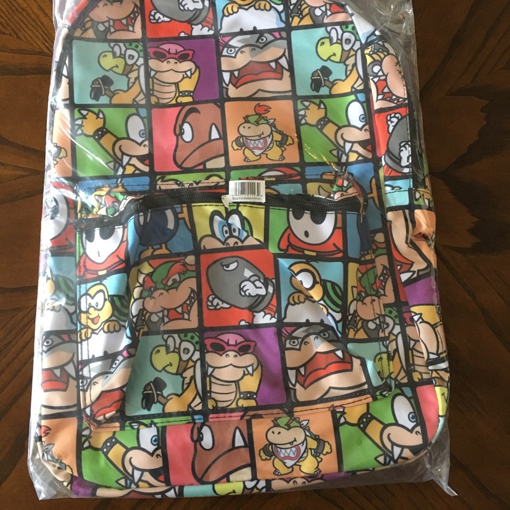 Nintendo Super Mario Villains Sublimated Backpack