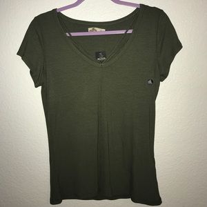 Olive green shirt from hollister