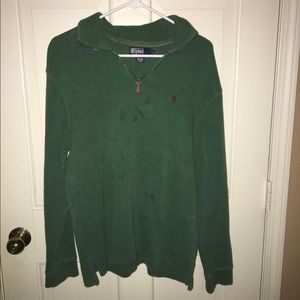 Men's Pullover Polo Sweater