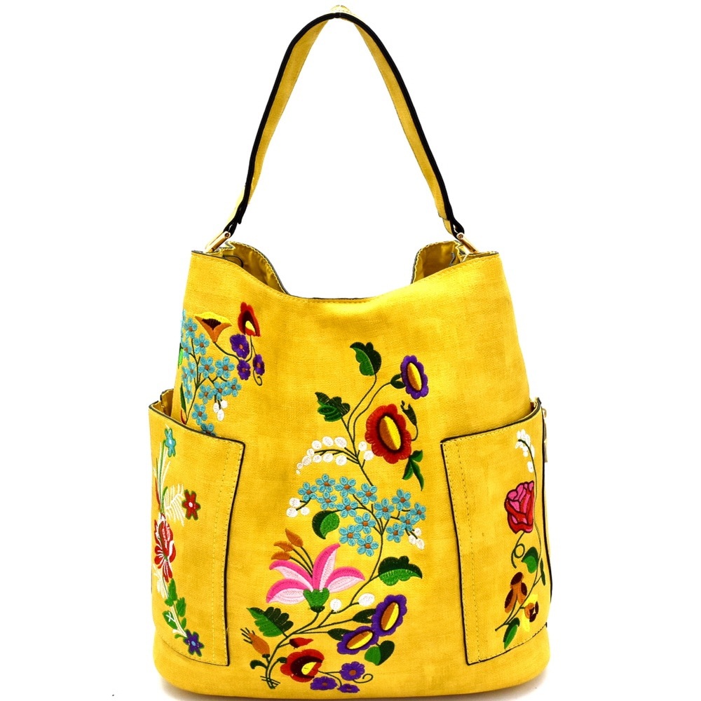 Embroider yellow hobo