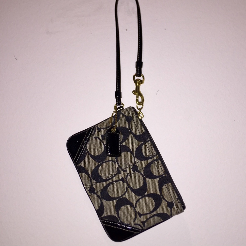 Coach Signature wristlet