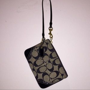 Coach Signature wristlet