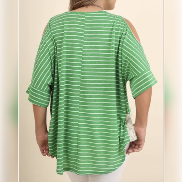 FLASH SALE PLUS SIZED STRIPED TUNIC - Picture 3 of 4