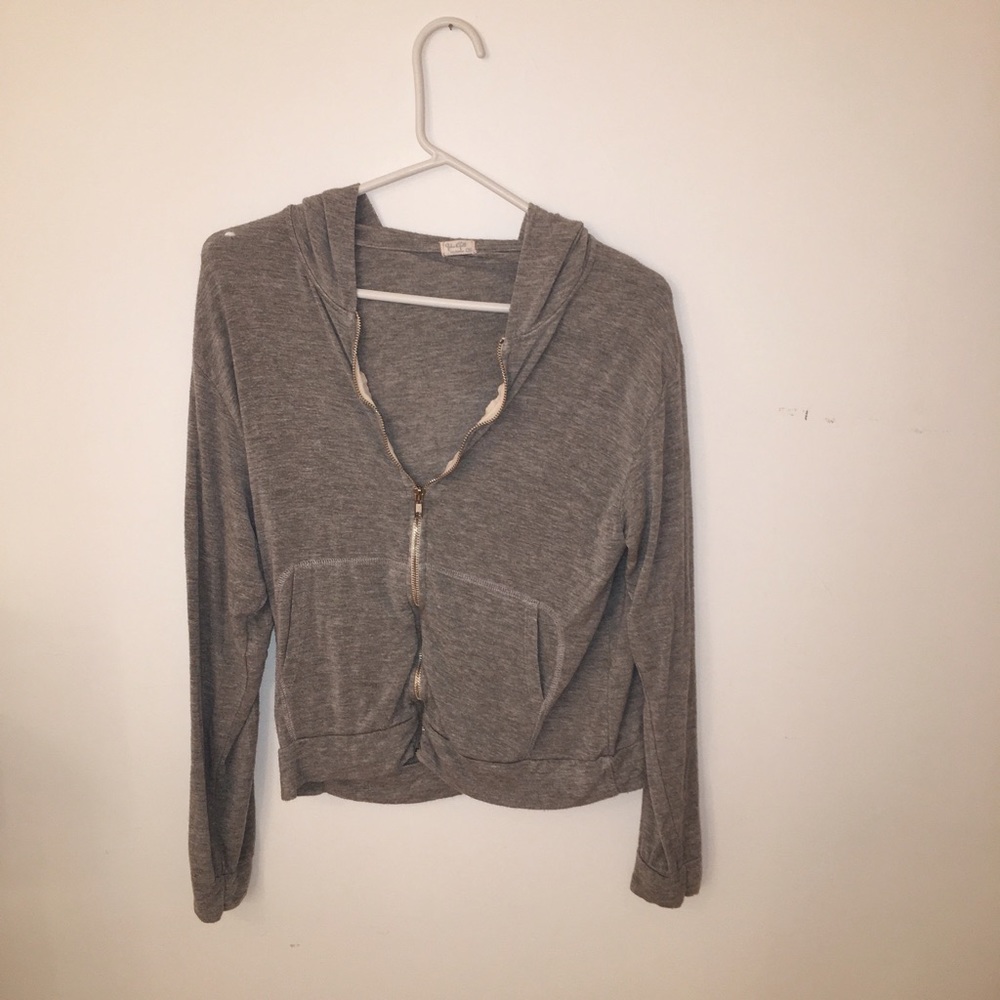 Brandy Melville zip up hoodie