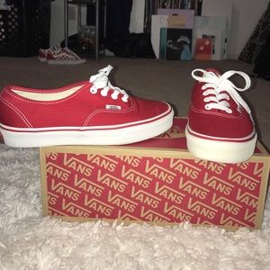 Red Vans