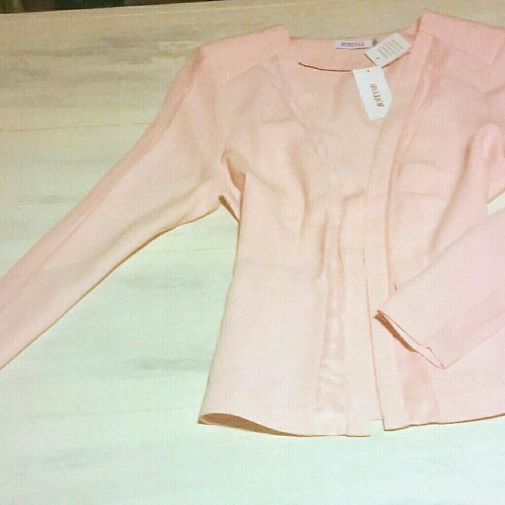 Mesh Detail Blazer - NWT! Says XL fits like L