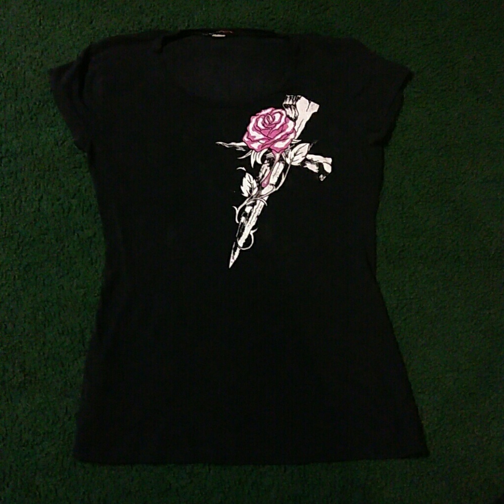 Hustler top. Large