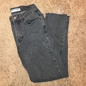 High waisted American Apparel jeans