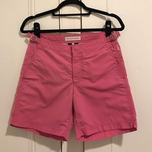 Orlebar Brown Bulldog Swim Shorts Pink Size 28
