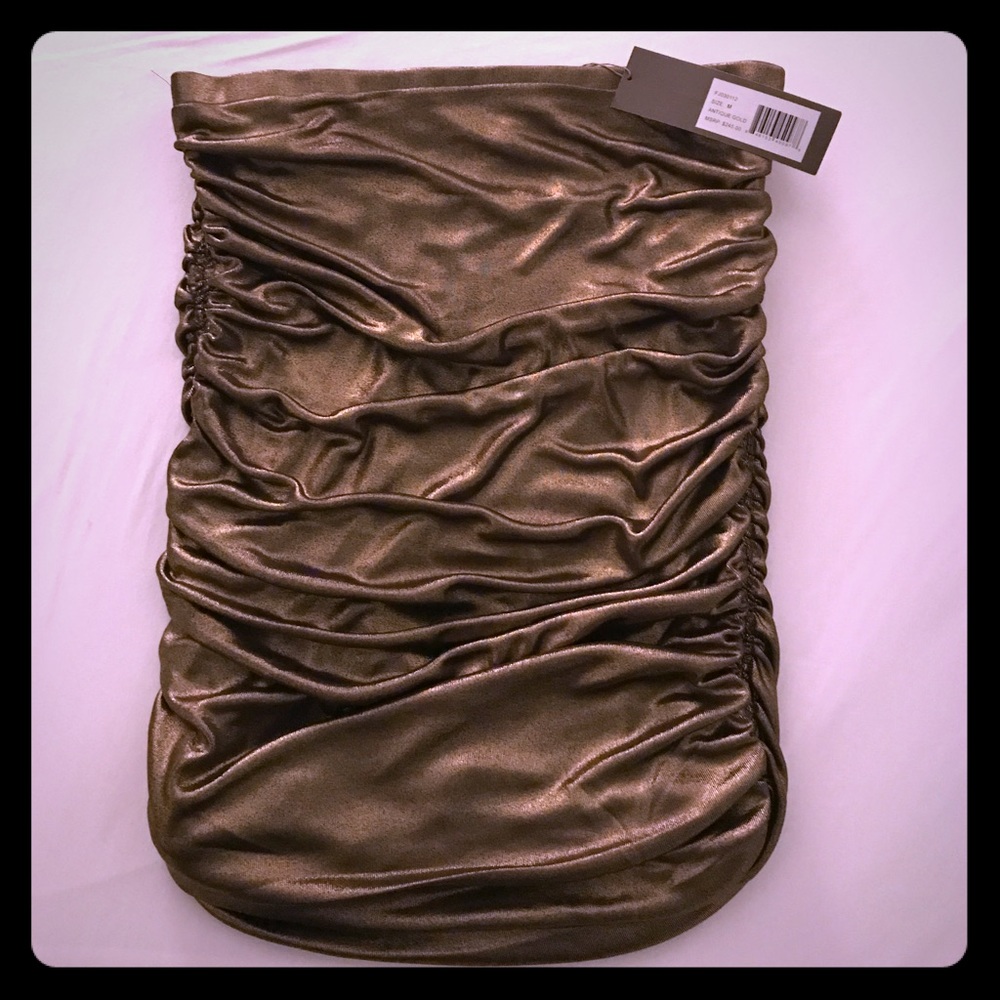 Brand new gold skirt