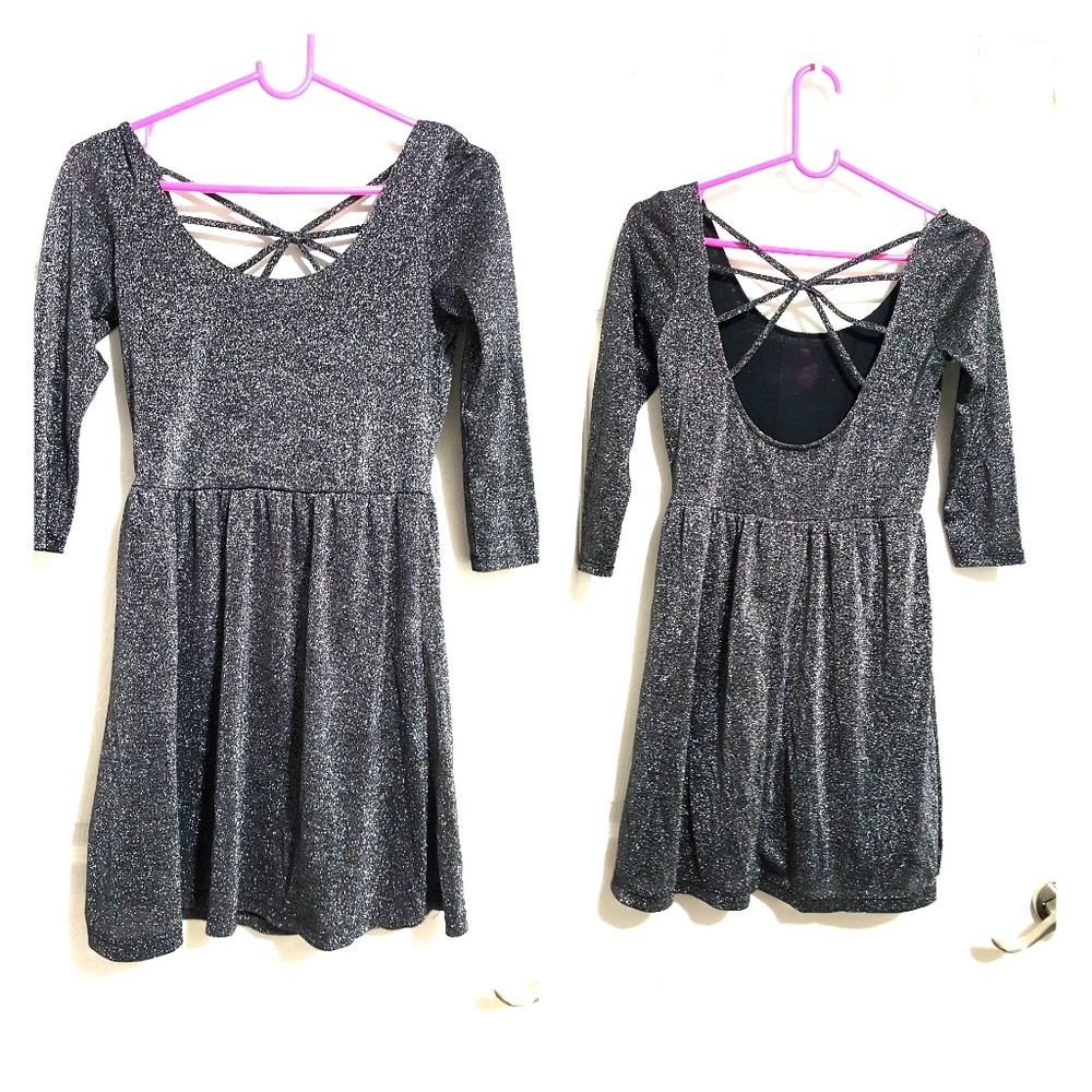 Black long sleeve dress