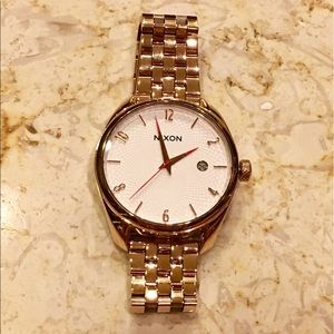 Nixon Rose Gold Bullet Watch