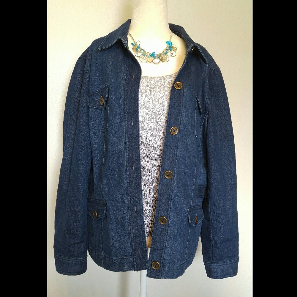 Jones New York Denim Sport Jacket XL