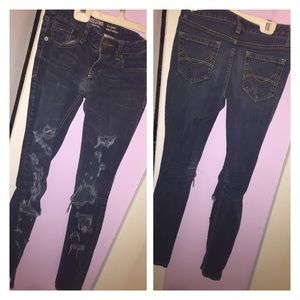 Low Rise Ripped Grunge/Punk Jeans